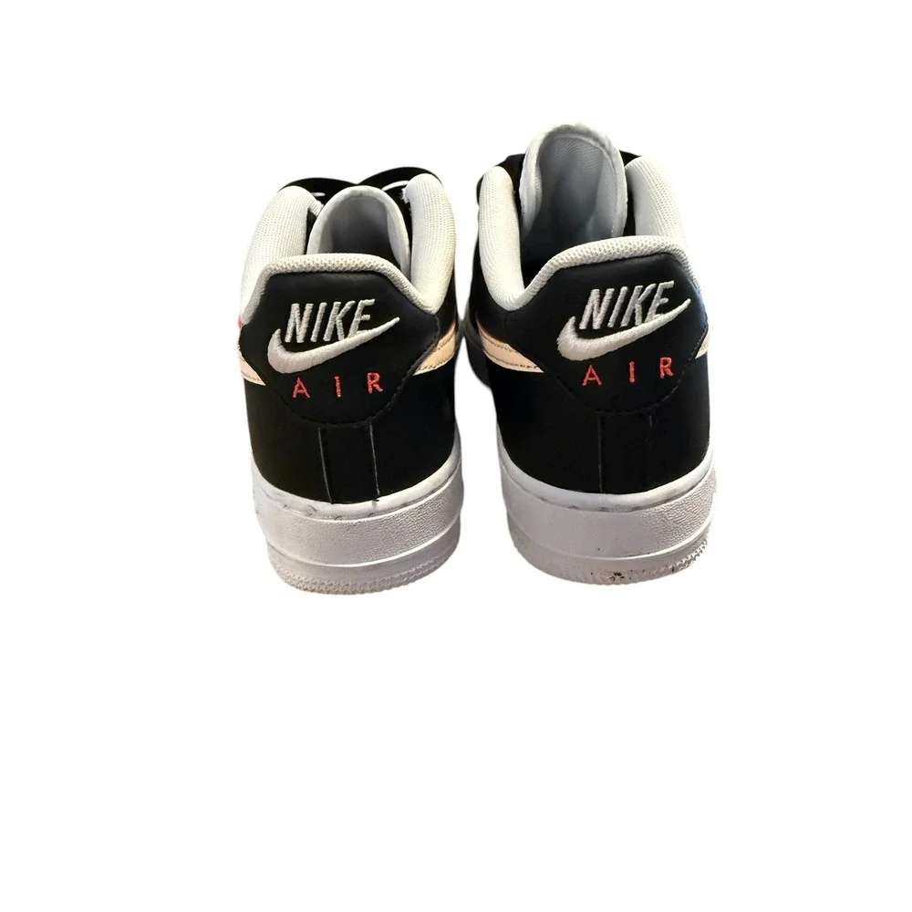 Nike Air Force 1 LV8 Worldwide Kids‎ 6Y Black Crimson CN8536-001 Low Top